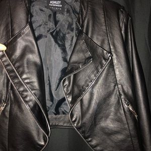 Faux leather jacket